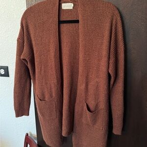 Dreamers Women's Rust Cardigan
